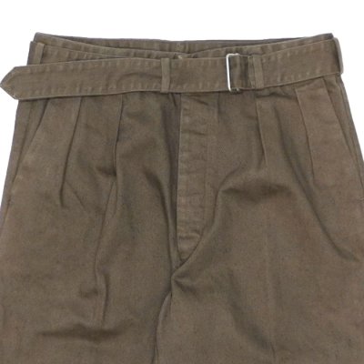 画像3: KAPTAIN SUNSHINE（キャプテンサンシャイン）Dyed Denim Riviera Pants（ダイドデニムリベラパンツ） / Cub Brown（カブブラウン）【裾上げ無料】