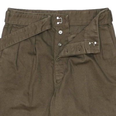 画像4: KAPTAIN SUNSHINE（キャプテンサンシャイン）Dyed Denim Riviera Pants（ダイドデニムリベラパンツ） / Cub Brown（カブブラウン）【裾上げ無料】
