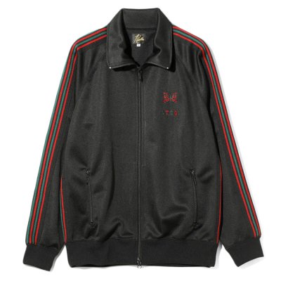 画像1: NEEDLES×A Tribe Called Quest（ニードルズ×ア・トライブコールドクエスト）Track Jacket（トラックジャケット）"Poly Smooth" / Black（ブラック）