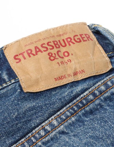 画像7: STRASSBURGER&Co（シュトラスバーガー・アンド・カンパニー）PIONEER 13.7oz セルビッチレギュラーストレートジーンズ エイジング 53/Indigo（インディゴ）