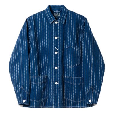 画像1: STUDIO D'ARTISAN（ステュディオ・ダ・ルチザン）リングウォバッシュカバーオール / Indigo（インディゴ）