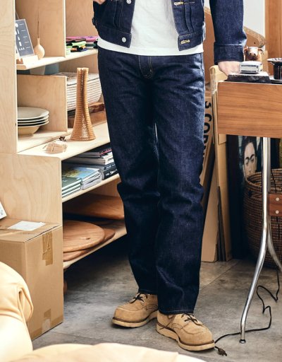 画像8: STRASSBURGER&Co（シュトラスバーガー・アンド・カンパニー）JUMBO 14.5oz セルビッチ レギュラーストレートジーンズ/Indigo（インディゴ）