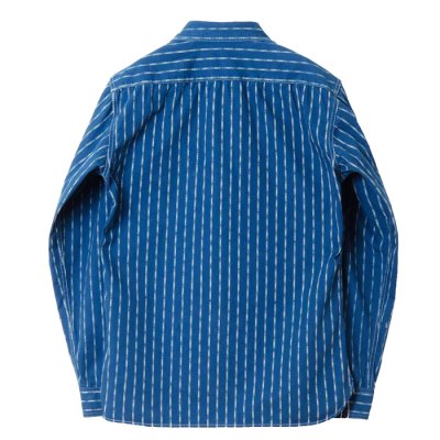 画像2: STUDIO D'ARTISAN（ステュディオ・ダ・ルチザン）リングウォバッシュシャツ / Indigo（インディゴ）