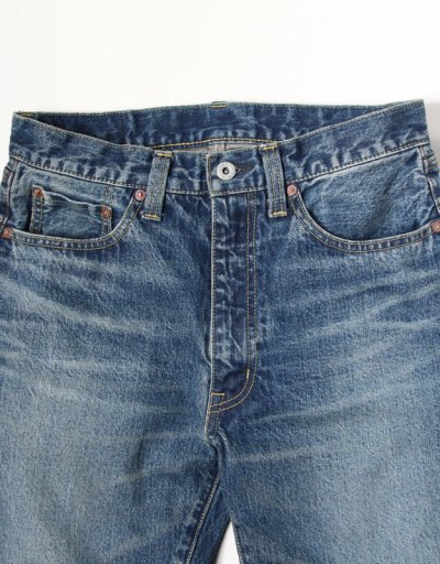 画像3: STRASSBURGER&Co（シュトラスバーガー・アンド・カンパニー）PIONEER 13.7oz セルビッチレギュラーストレートジーンズ エイジング 53/Indigo（インディゴ）