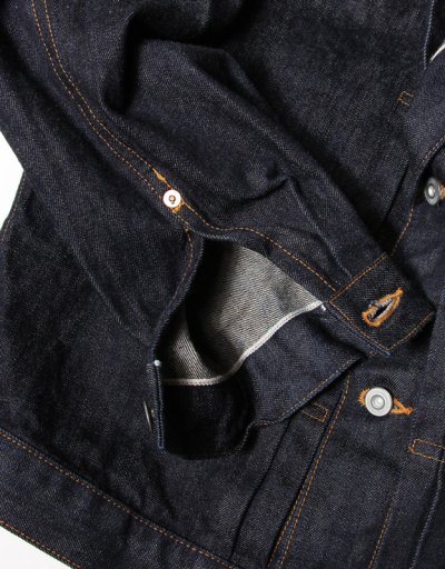 画像7: STRASSBURGER&Co（シュトラスバーガー・アンド・カンパニー）JUMBO 14.5oz セルビッチ 1st デニムジャケット WWII/Indigo（インディゴ）