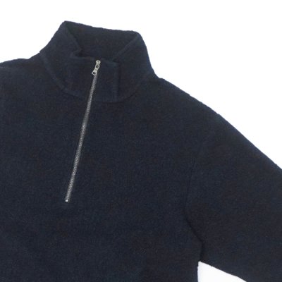 画像5: *A VONTADE（アボンタージ）Wool Half ZIp Pullover（ウールハーフジッププルオーバー）/ Dark Navy（ダークネイビー）