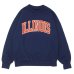 画像1: Sloppy Supply（スラッピーサプライ）NEO VINTAGE SWEAT（ネオヴィンテージスウェット）"ILLINOIS" / Navy（ネイビー） (1)