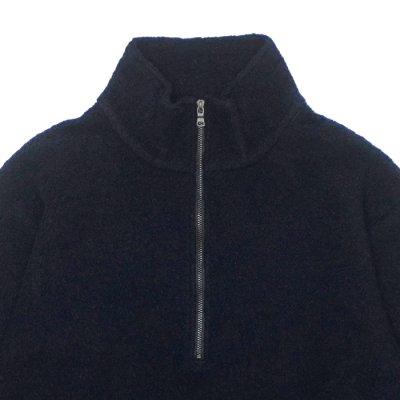画像3: *A VONTADE（アボンタージ）Wool Half ZIp Pullover（ウールハーフジッププルオーバー）/ Dark Navy（ダークネイビー）