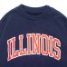 画像3: Sloppy Supply（スラッピーサプライ）NEO VINTAGE SWEAT（ネオヴィンテージスウェット）"ILLINOIS" / Navy（ネイビー） (3)
