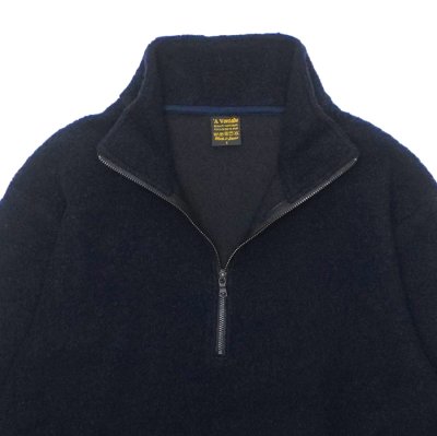 画像4: *A VONTADE（アボンタージ）Wool Half ZIp Pullover（ウールハーフジッププルオーバー）/ Dark Navy（ダークネイビー）