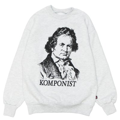 画像1: Sloppy Supply（スラッピーサプライ）NEO VINTAGE SWEAT（ネオヴィンテージスウェット）"COMPONIST" / Ash Grey（アッシュグレー）