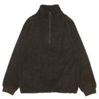 *A VONTADE（アボンタージ）Wool Half ZIp Pullover（ウールハーフジッププルオーバー）/ Dark Brown（ダークブラウン）