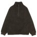画像1: *A VONTADE（アボンタージ）Wool Half ZIp Pullover（ウールハーフジッププルオーバー）/ Dark Brown（ダークブラウン） (1)