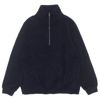 画像1: *A VONTADE（アボンタージ）Wool Half ZIp Pullover（ウールハーフジッププルオーバー）/ Dark Navy（ダークネイビー）