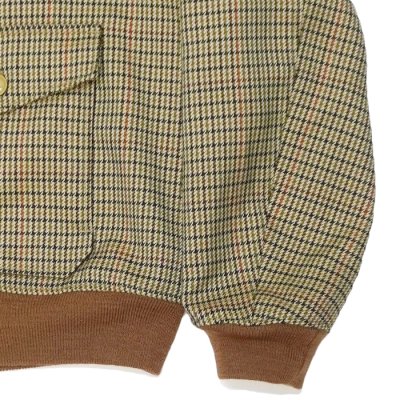 画像7: ENGINEERED GARMENTS（エンジニアードガーメンツ）A-1 Jacket（A-1ジャケット）"Polyester Gunclub Check" / Brown（ブラウン）