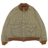 ENGINEERED GARMENTS（エンジニアードガーメンツ）A-1 Jacket（A-1ジャケット）"Polyester Gunclub Check" / Brown（ブラウン）