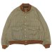 画像1: ENGINEERED GARMENTS（エンジニアードガーメンツ）A-1 Jacket（A-1ジャケット）"Polyester Gunclub Check" / Brown（ブラウン） (1)