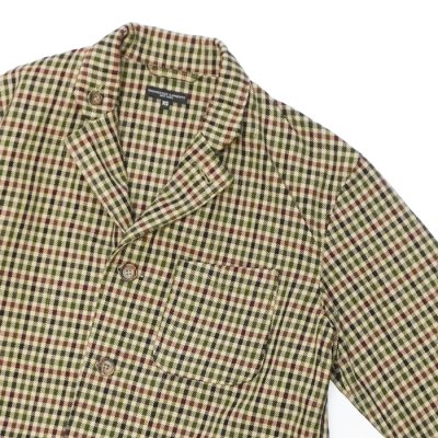 画像5: ENGINEERED GARMENTS（エンジニアードガーメンツ）Loiter Jacket（ロイタージャケット）"Heavy Gunclub Check" / Brown×Olive（ブラウン×オリーブ）