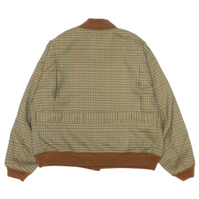 画像2: ENGINEERED GARMENTS（エンジニアードガーメンツ）A-1 Jacket（A-1ジャケット）"Polyester Gunclub Check" / Brown（ブラウン）