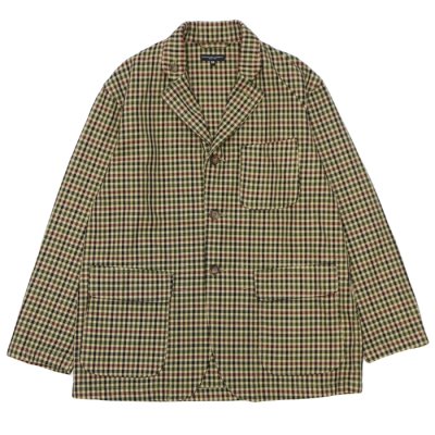 画像1: ENGINEERED GARMENTS（エンジニアードガーメンツ）Loiter Jacket（ロイタージャケット）"Heavy Gunclub Check" / Brown×Olive（ブラウン×オリーブ）