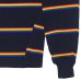 画像5: BARBARIAN（バーバリアン）Heavy Weight Rugby Collar Shirt（ヘビーウェイト ラグビーカラーシャツ） / Navy×Red×Orange×Gold（ネイビー×レッド×オレンジ×ゴールド） (5)