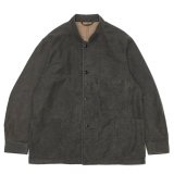 *A VONTADE（アボンタージ）Stand Collar Work Jacket （スタンドカラーワークジャケット）"Pigment Coating Moleskin" / Fade INK（フェードインク）