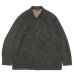 画像1: *A VONTADE（アボンタージ）Stand Collar Work Jacket （スタンドカラーワークジャケット）"Pigment Coating Moleskin" / Fade INK（フェードインク） (1)