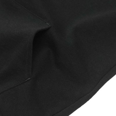 画像7: BARBARIAN（バーバリアン）12oz 1/4 ZIP COLLAR LONG SLEEVE SHIRT（12oz 1/4 ジップカラーロングスリーブシャツ）/ Black（ブラック）