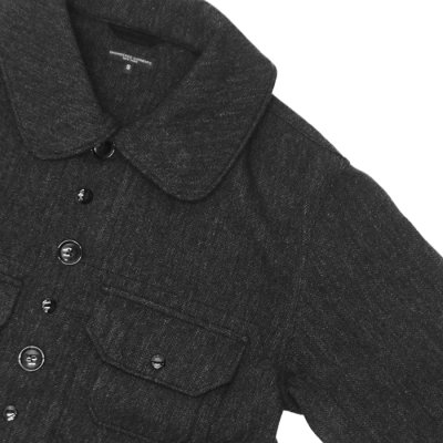 画像5: ENGINEERED GARMENTS（エンジニアードガーメンツ）Cruiser Jacket（クルーザージャケット）"Wool Poly Heavy Tweed" / Charcoal（チャコール）