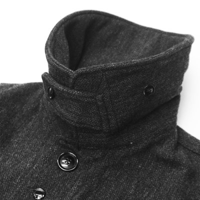 画像8: ENGINEERED GARMENTS（エンジニアードガーメンツ）Cruiser Jacket（クルーザージャケット）"Wool Poly Heavy Tweed" / Charcoal（チャコール）