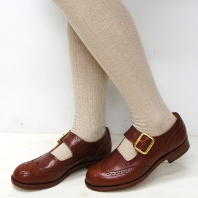 画像8: Tricker's（トリッカーズ）Mary Jane Brogue Shoes（メリージェーンブローグシューズ）レザーソール/Marron Antique（マロンアンティーク）