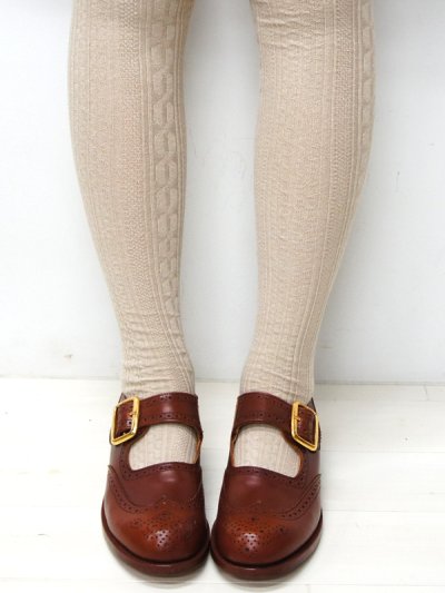 画像9: Tricker's（トリッカーズ）Mary Jane Brogue Shoes（メリージェーンブローグシューズ）レザーソール/Marron Antique（マロンアンティーク）