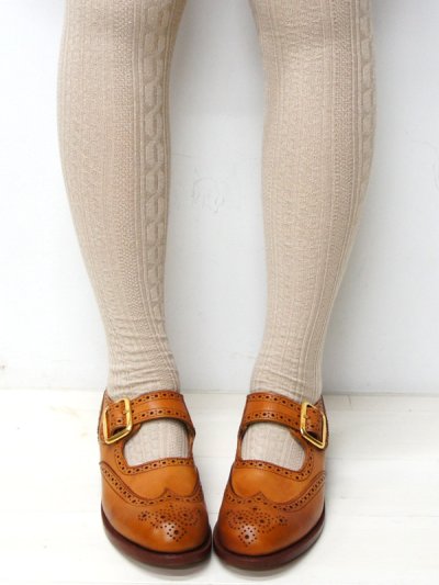 画像8: Tricker's（トリッカーズ）Mary Jane Brogue Shoes（メリージェーン ブローグシューズ）レザーソール/Black Box Calf（ブラックボックスカーフ）