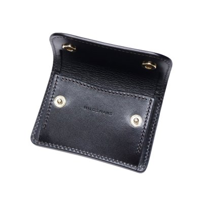 画像6: WILD SWANS（ワイルドスワンズ）TONGUE（タング）マルチコインケース"サドルプルアップ"/Black（ブラック）