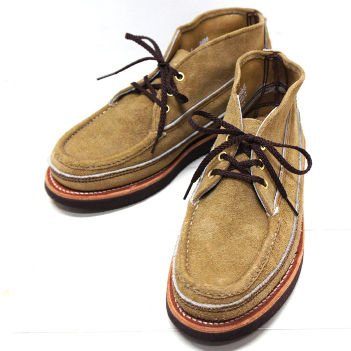 Russell Moccasin（ラッセルモカシン）Sporting Clays Chukka（スポーティングクレーチャッカ）レザーミッドソール/Black  Suede（ブラックスエード） タイガース・ブラザース本店オンラインショップ | 21日まで価格最終ですラッセルモカシン スポーティング クレー ...