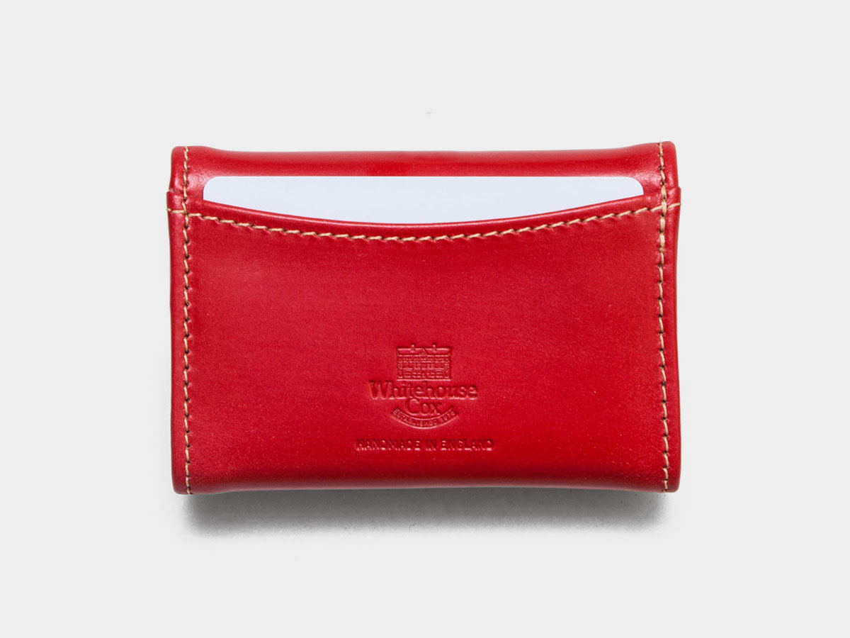 Whitehouse Cox（ホワイトハウスコックス）S9084 Coin Purse（コインケース）/Red（レッド） - タイガース