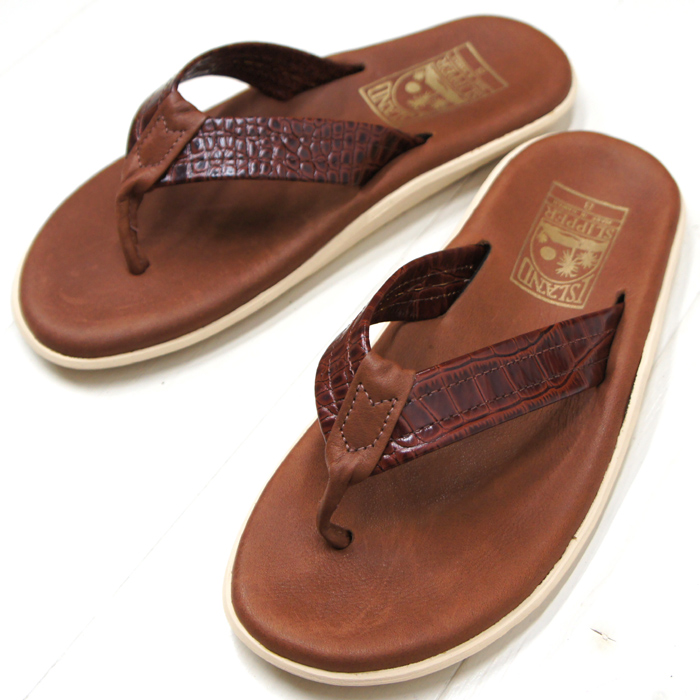 ＜40%OFF＞SLAND SLIPPER（アイランドスリッパ）PT202S（レザートングサンダル）