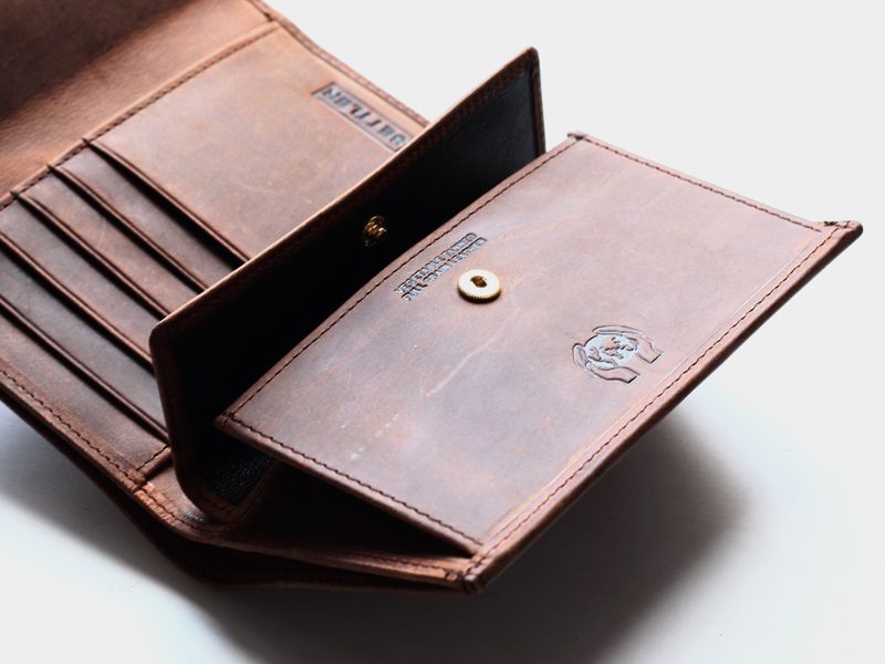 settler セトラー ow1112 3fold purse 3つ折りウォレット brown