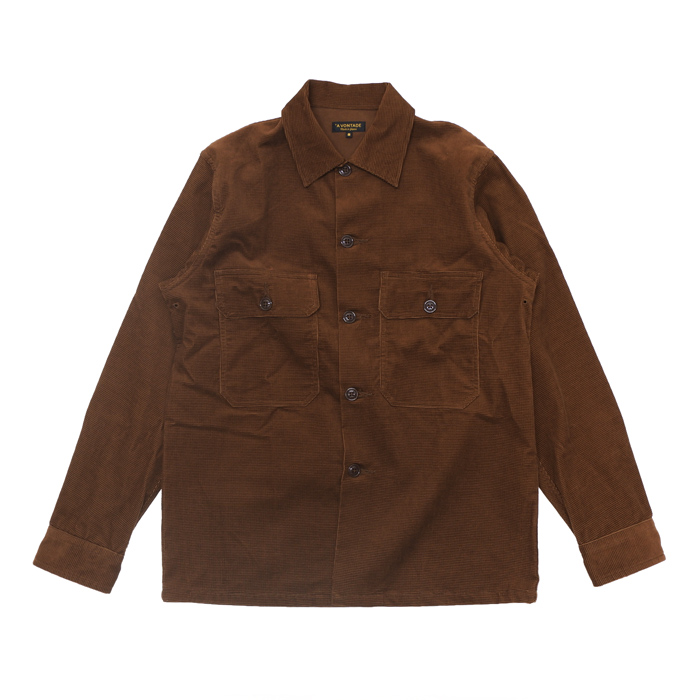 A VONTADE（アボンタージ）Utility Shirts Jacket（ユーティリティーシャツジャケット）/Brown（ブラウン