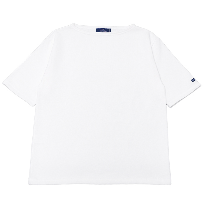 SAINT JAMES（セントジェームス）OUESSANT SHORT SLEEVE（ウエッソンショートスリーブ）/NEIGE（ホワイト）