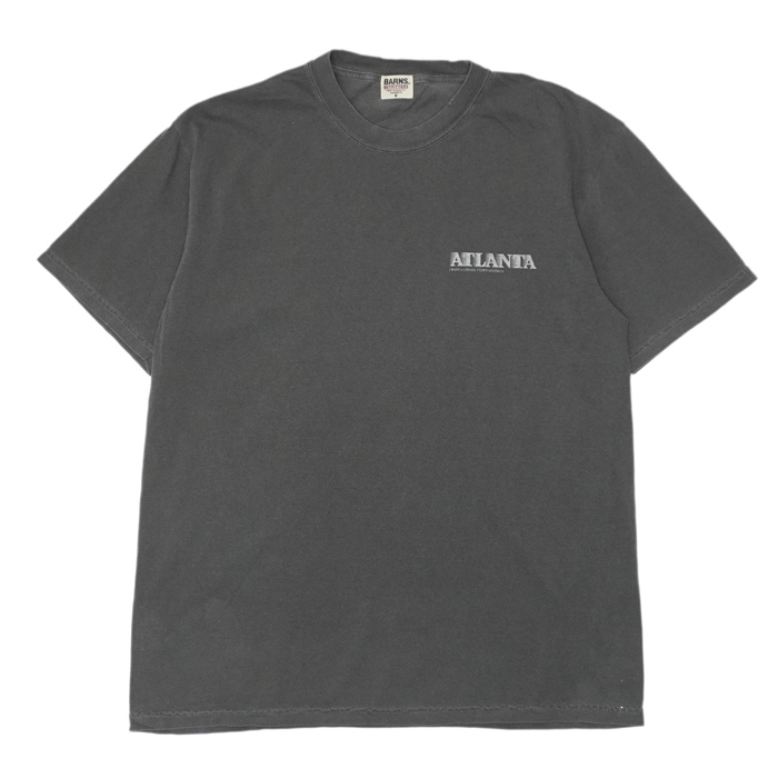 BARNS OUTFITTERS (バーンズアウトフィッターズ) Re:Producter S/S Print T-Shirt（リプロダクターS/SプリントTシャツ）”ATLANTA＂/ Black（ブラック）