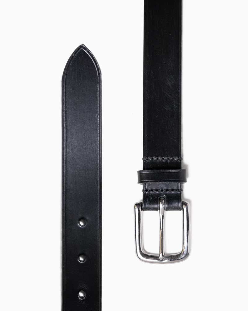 BEORMA（ベオーマ）BRIDLE LEATHER 28mm UNLINED BELT（ブライドルレザー28mmアンラインドベルト）/ Black（ブラック）