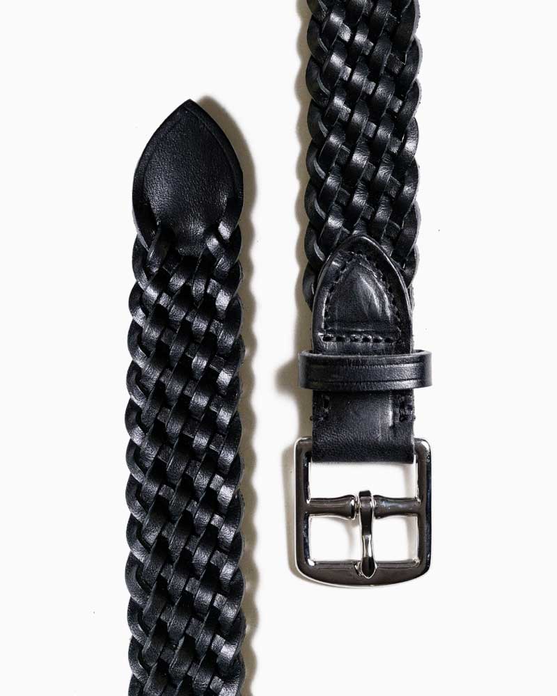 BEORMA（ベオーマ）28mm BASKET WEAVE PLAITED BELT（28mmメッシュベルト）/Black（ブラック）