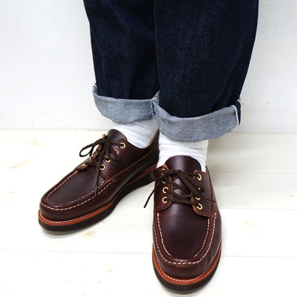 画像8: Russell Moccasin(ラッセルモカシン)Fishing Oxford(フィッシングオックスフォード)"レザーミッドソール"/Tan Chromexcel(タン クロムエクセルレザー) (8)