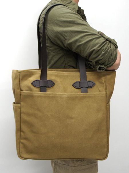 画像6: FILSON(フィルソン)OPEN TOTE BAG(オープントートバッグ)/ TAN(タン) (6)