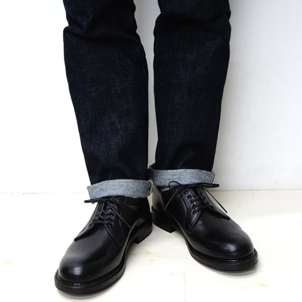 画像8: WHEEL ROBE(ウィールローブ)PLAIN TOE BLUCHER(プレーントゥブルーチャー)/Black(ブラック) (8)