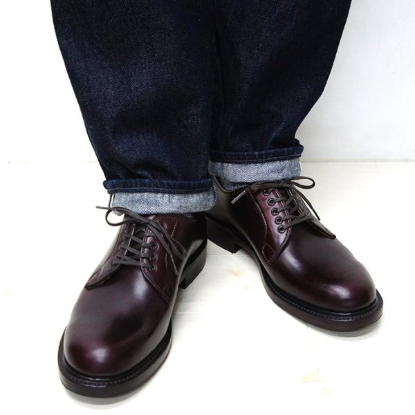 画像8: WHEEL ROBE(ウィールローブ)PLAIN TOE BLUCHER(プレーントゥブルーチャー)/Burgundy(バーガンディ) (8)