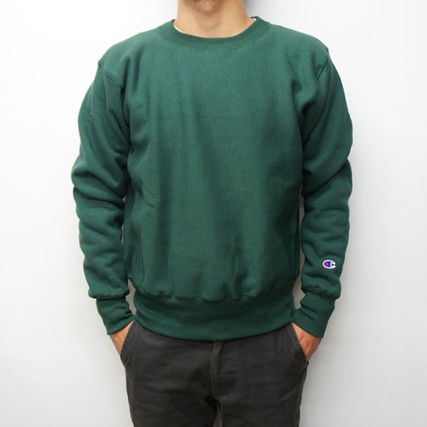 画像8: 『OUTLET』Champion（チャンピオン）REVERSE WEAVE CREW NECK SWEATSHIRT・Made in USA（リバースウィーブクルーネックスウェットシャツ・アメリカ製）/ Moss Green（モスグリーン）※Sサイズのみ (8)