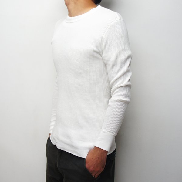 画像8: Good On(グッドオン)Long Sleeve Thermal Tee(ロングスリーブサーマルTシャツ)"Pigment Dye" / Navy(ネイビー) (8)