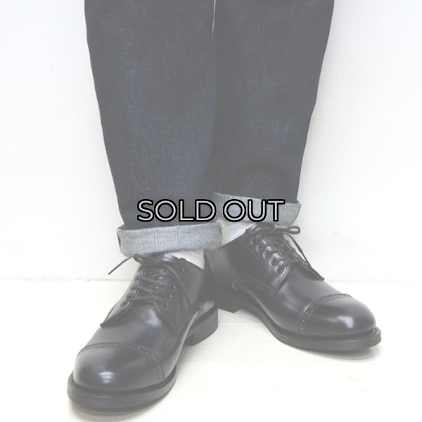 画像8: WHEEL ROBE（ウィールローブ）PUNCHED CAP DERBY（パンチドキャップトゥダービー）/Black（ブラック） (8)